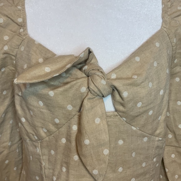 J.O.A. Polka dot puff sleeve dress 3070 - Picture 8 of 13